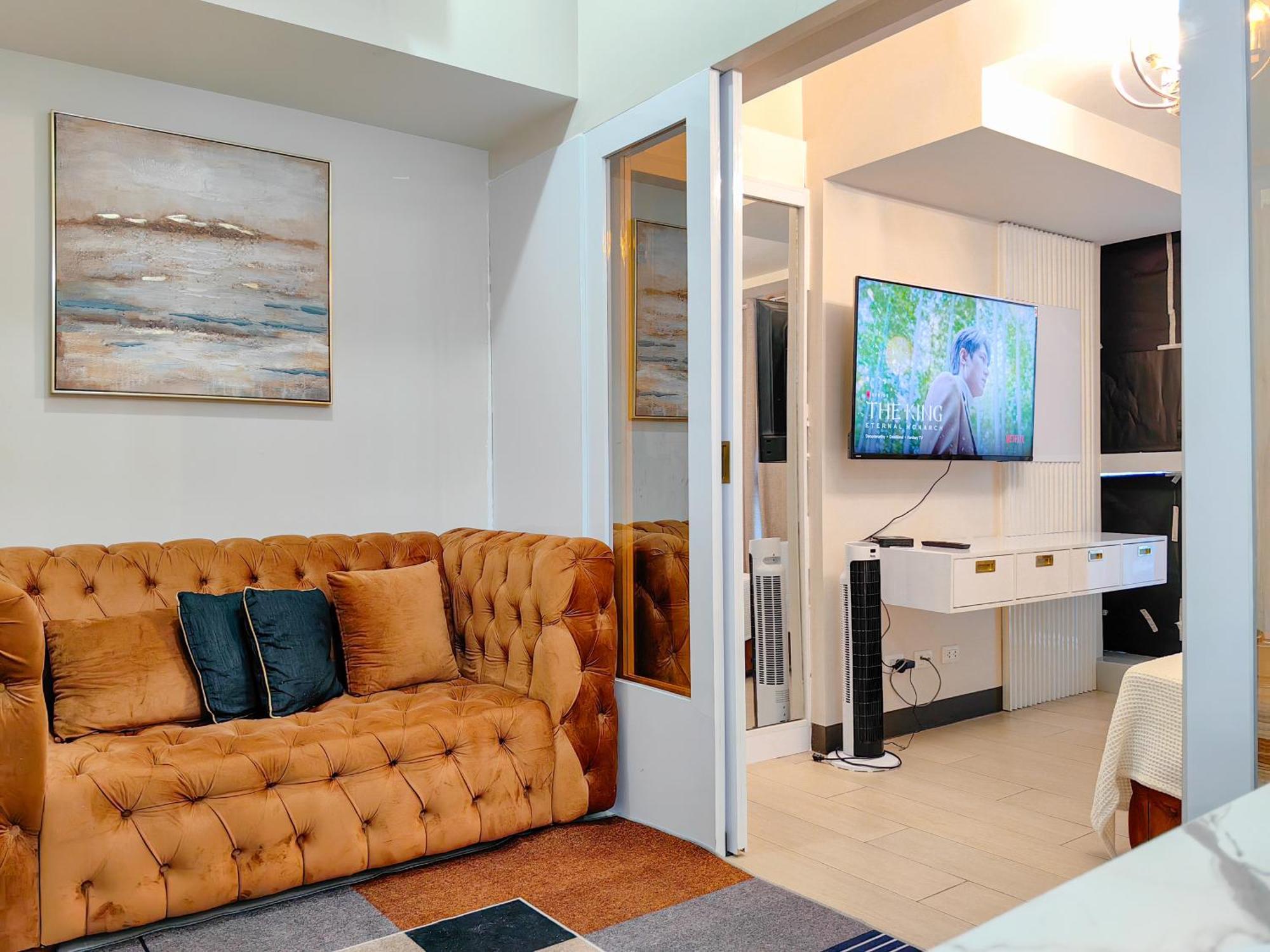 Modern 1Br In Uptown Bgc Aparthotel ตากิก ภายนอก รูปภาพ